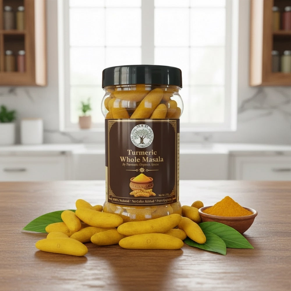 Trueroots Natural Spices Turmeric Whole Masala | Haldi | Sabut