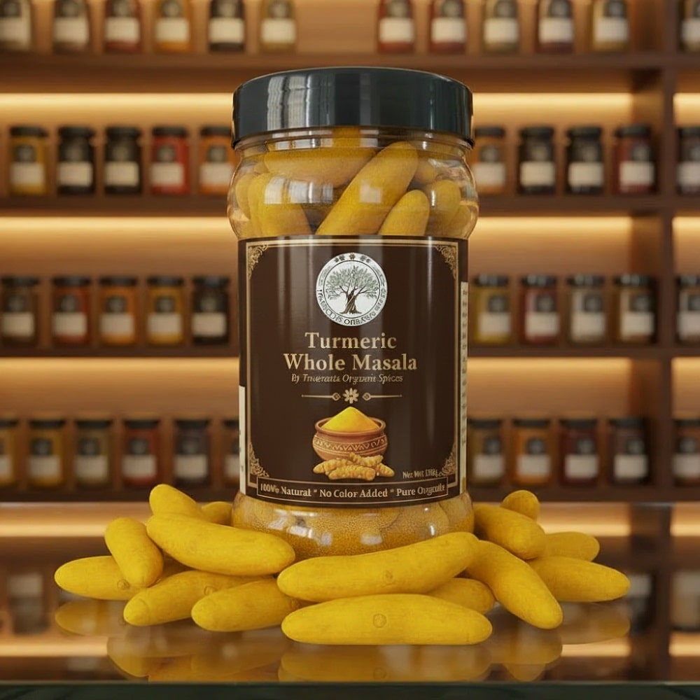 Trueroots Natural Spices Turmeric Whole Masala | Haldi | Sabut