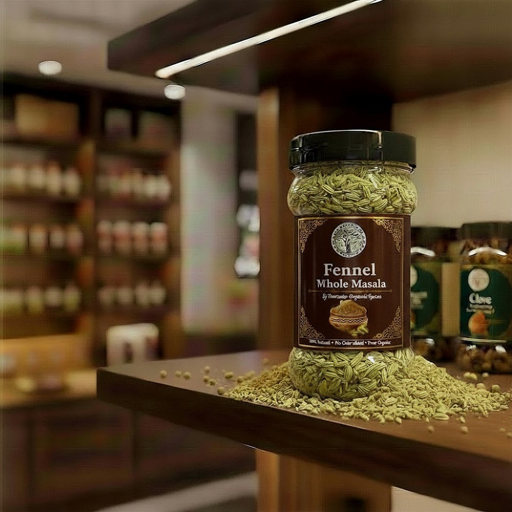 Trueroots Natural Spices Fennel Whole Masala | Saunf | Sabut