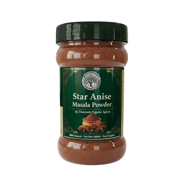 Trueroots Organic Spices 100% Pure Natural Star Anise (Chakri Phool) Masala Powder - Trueroots Organic spices