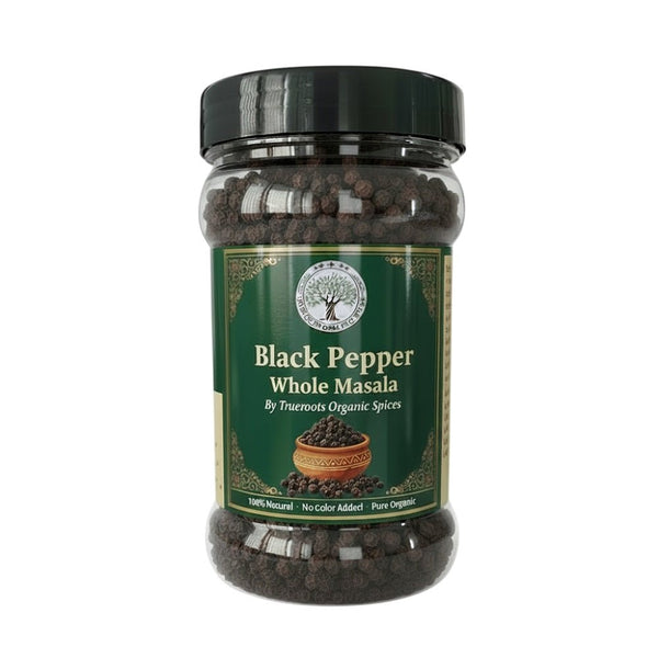 Trueroots Organic Spices 100% Pure Natural Black Pepper (Kali Mirch) Whole Masala - Trueroots Organic spices