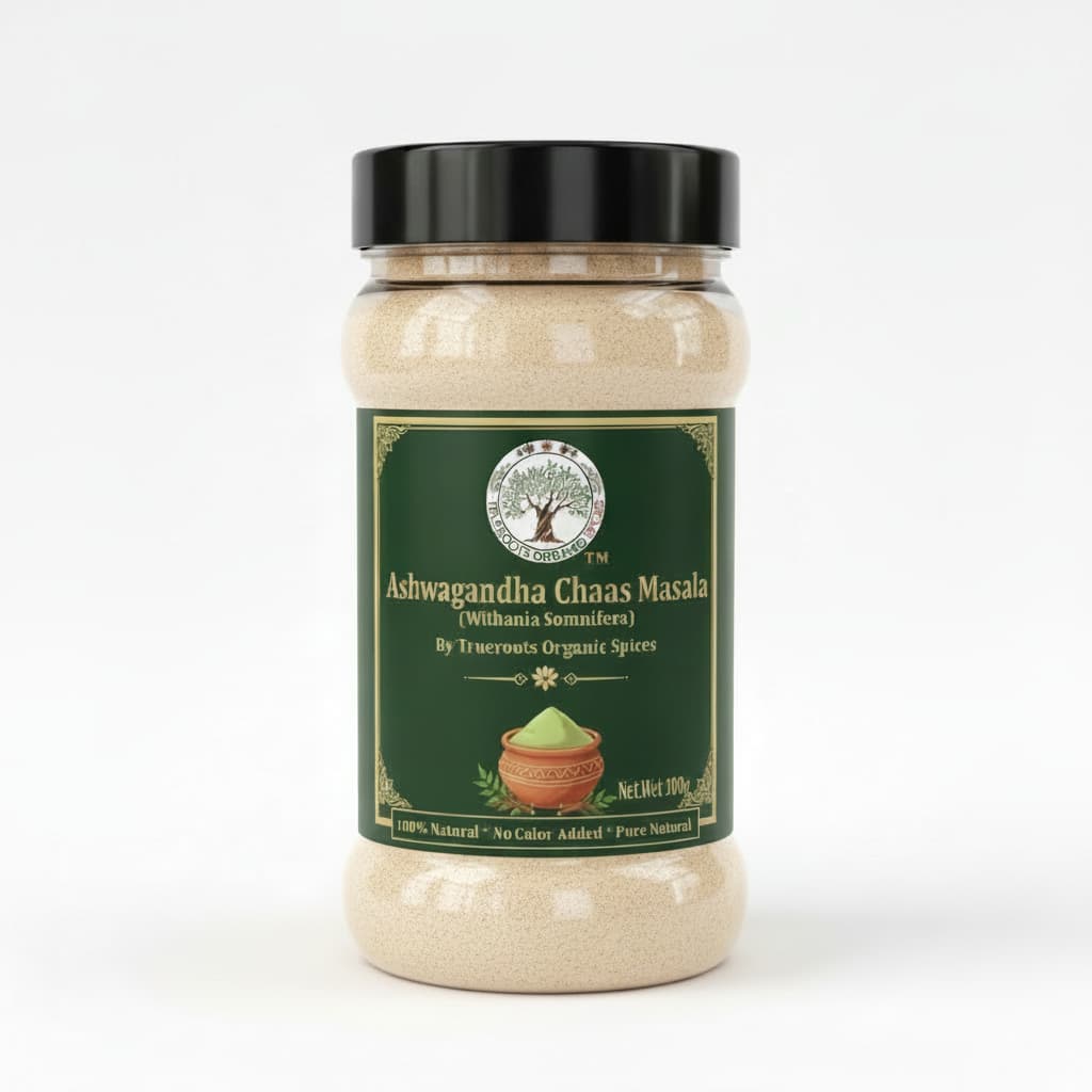 Trueroots Organic Spices Natural Spices Ashwagandha Chaas Masala Powder | Ashwagandha Chaas Mix | No Additives