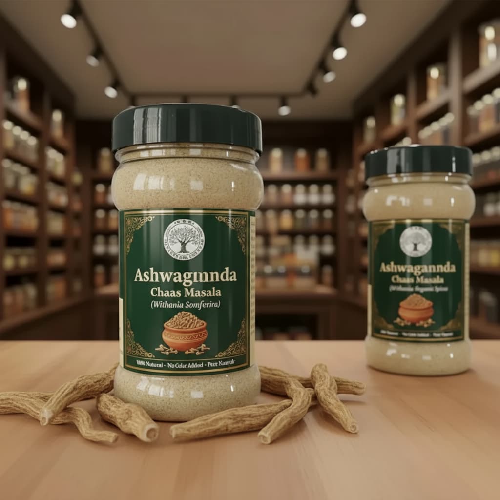 Trueroots Organic Spices Natural Spices Ashwagandha Chaas Masala Powder | Ashwagandha Chaas Mix | No Additives
