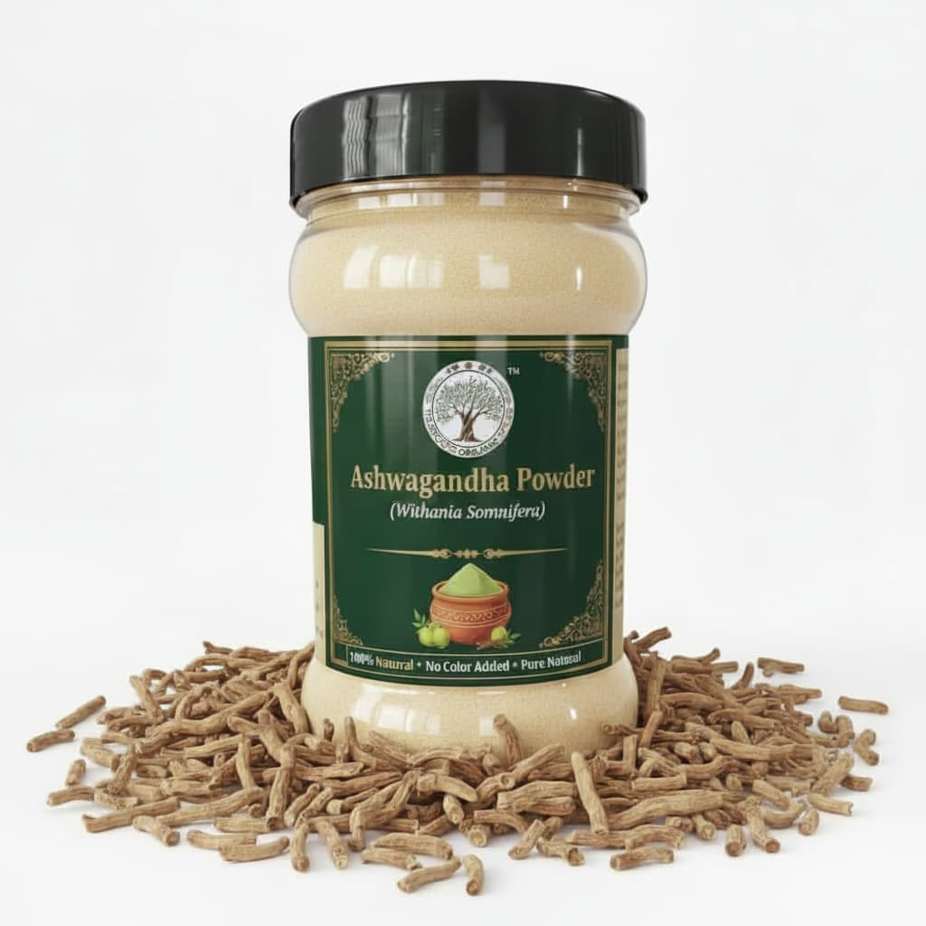 Trueroots Organic Spices Natural Spices Ashwagandha Powder | Withania Somnifera | No Additives