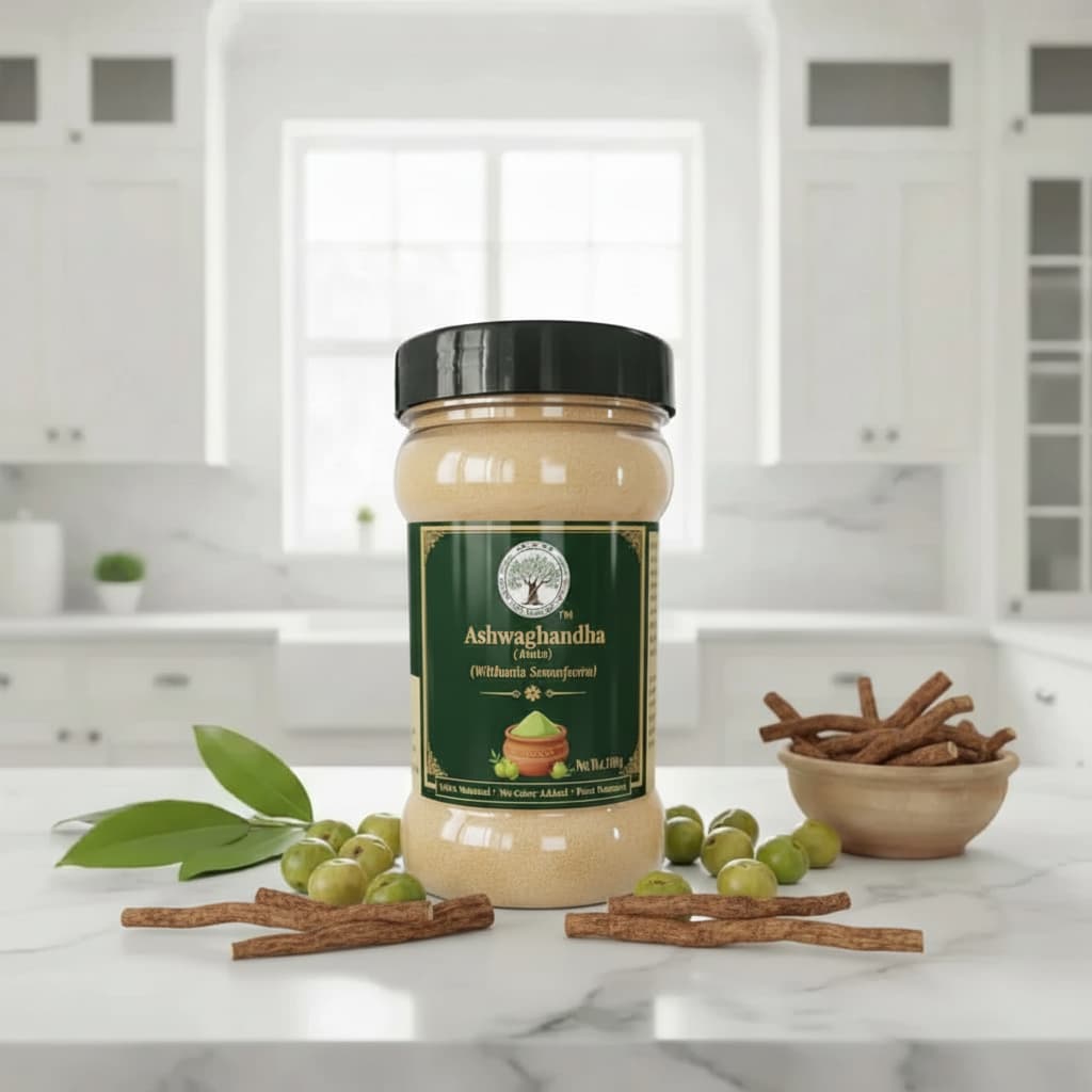 Trueroots Organic Spices Natural Spices Ashwagandha Powder | Withania Somnifera | No Additives