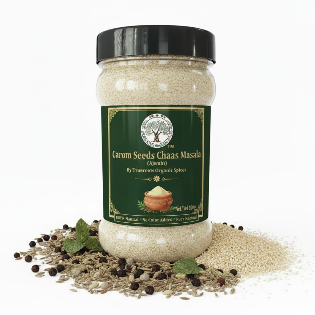 Trueroots Organic Spices Natural Spices Carom Seeds Chaas Masala Powder | Ajwain Chaas Mix | No Additives