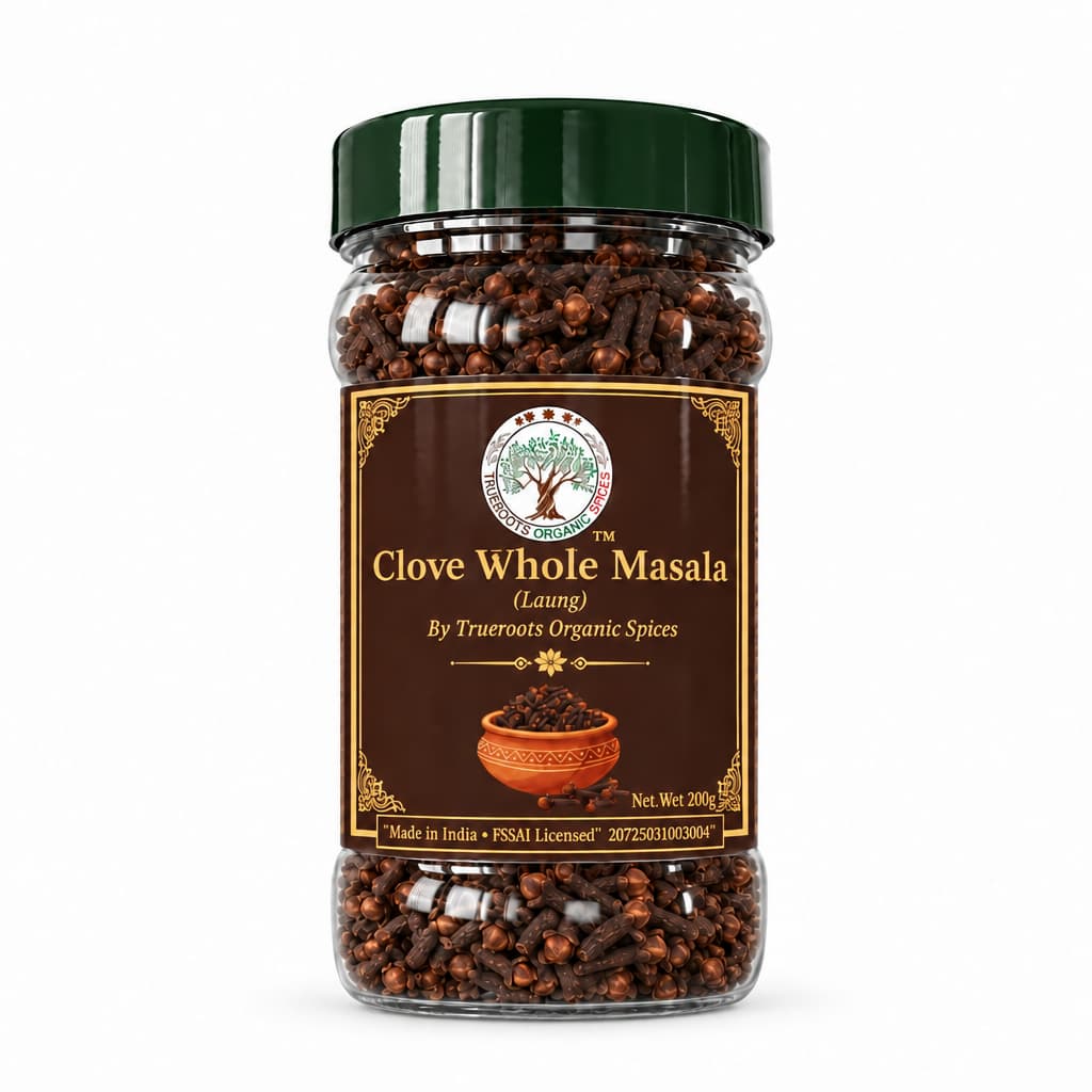 Trueroots Organic Spices Clove Whole Masala Laung Jar