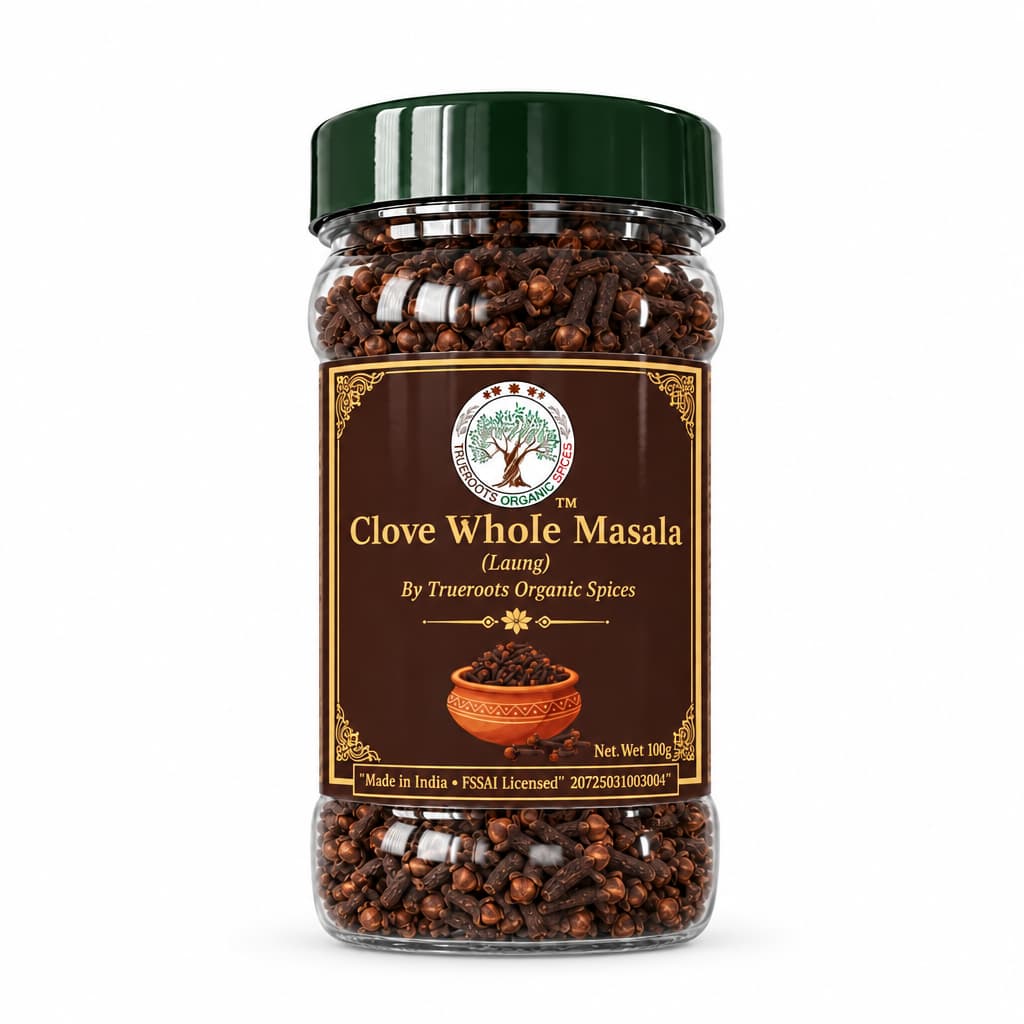 Trueroots Organic Spices Clove Whole Masala Laung Jar