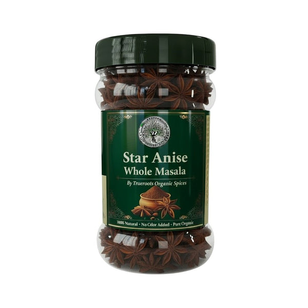 Trueroots Organic Spices 100% Pure Natural Star Anise Whole Masala - Trueroots Organic spices