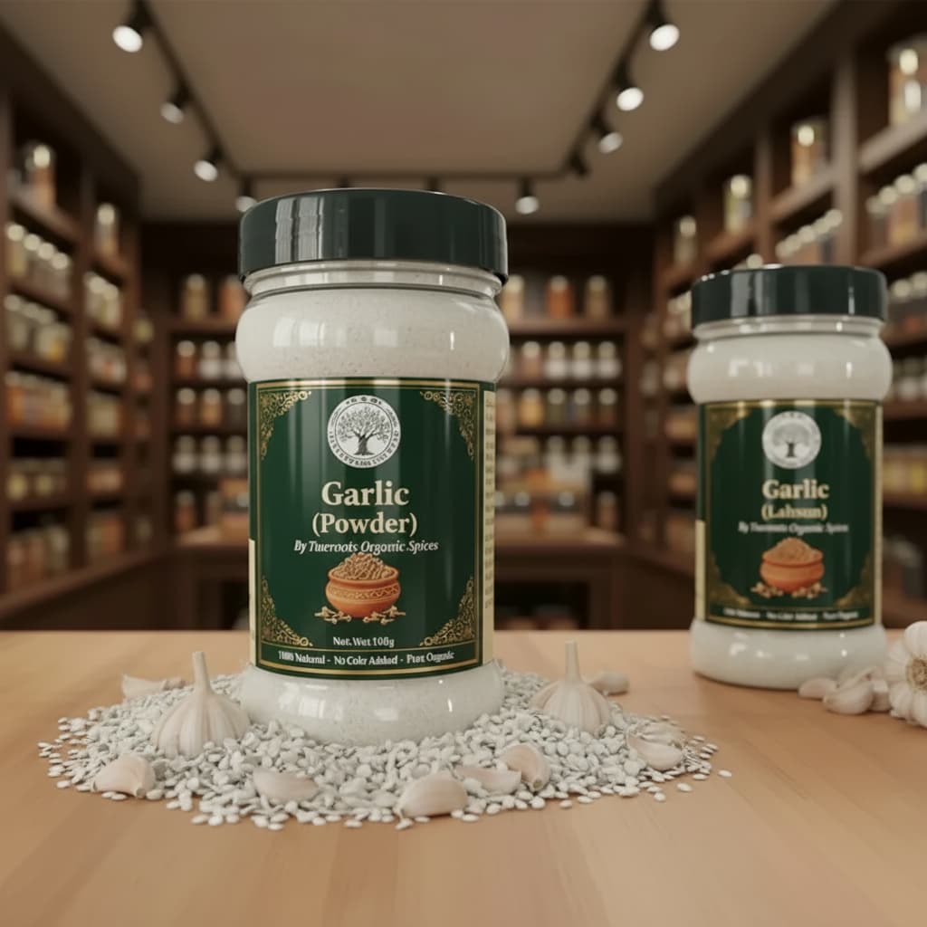 Trueroots Organic Spices Natural Spices Garlic (Lahsun) Masala Powder