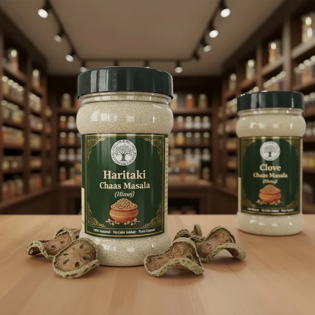 Trueroots Organic Spices Natural Spices Haritaki Chaas Masala Powder | Himej Chaas Mix | No Additives