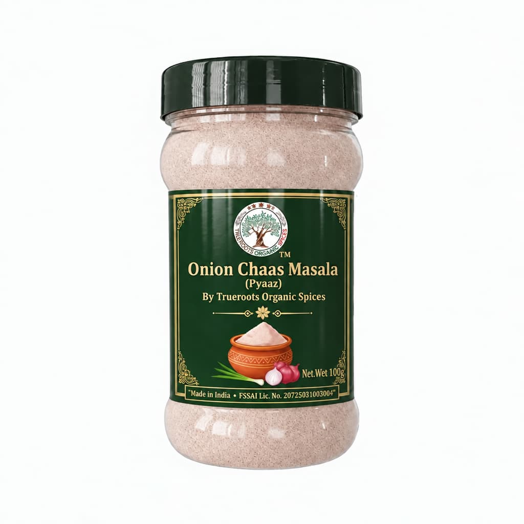 Trueroots Organic Spices Onion Chaas Masala Pyaaz Jar - Buttermilk Seasoning Blend
