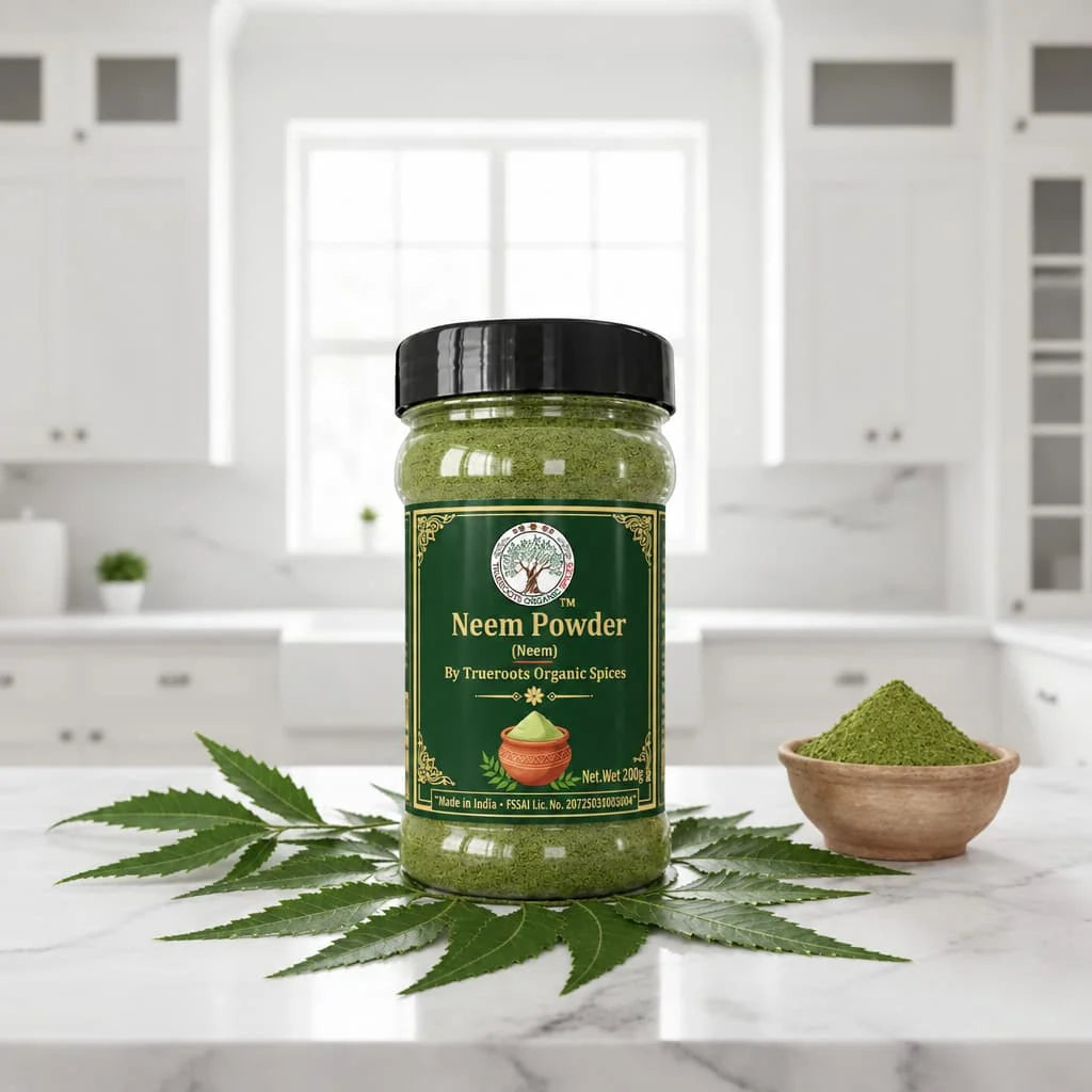 Trueroots Organic Spices Neem Powder Jar