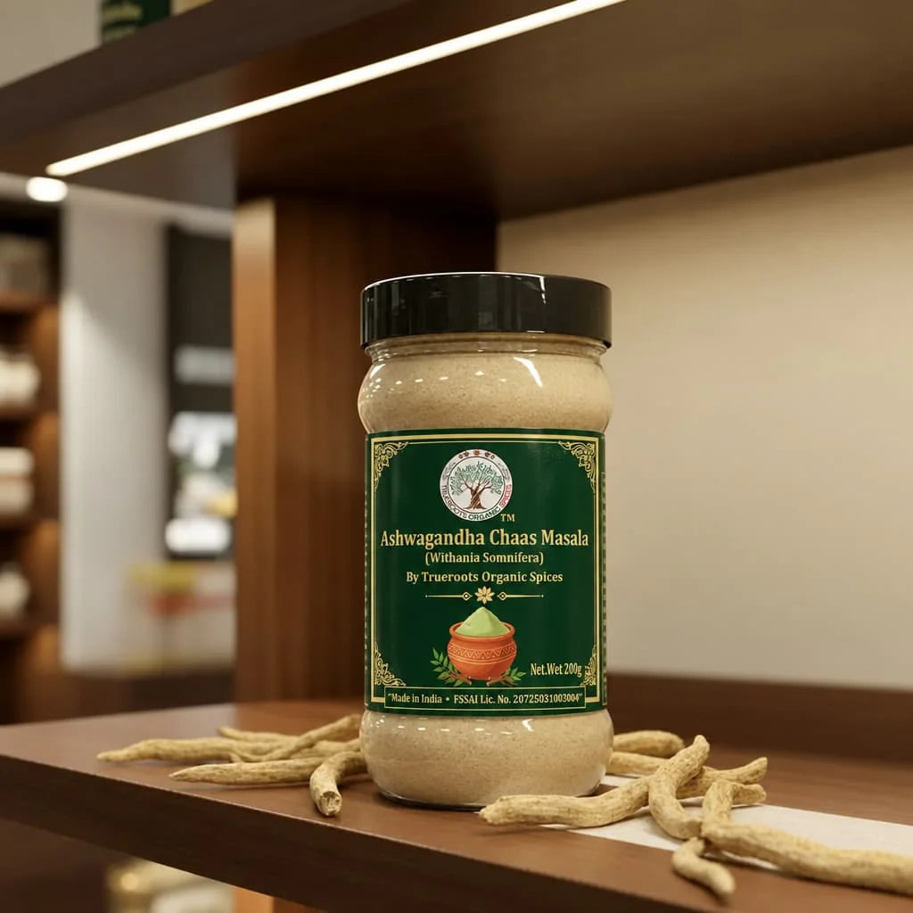 Trueroots Organic Spices Ashwagandha Chaas Masala Jar - Buttermilk Seasoning Blend