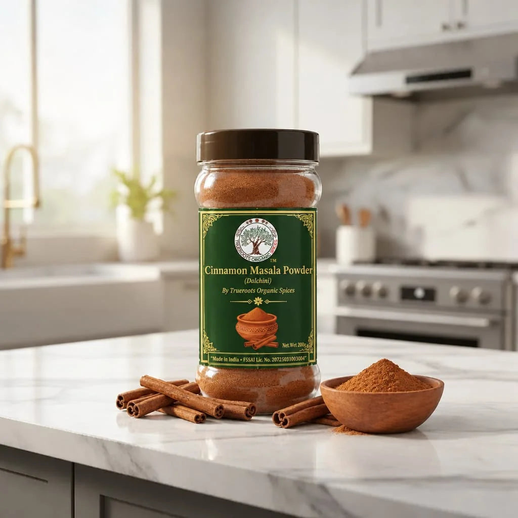 Trueroots Organic Spices Cinnamon Masala Powder Dalchini Jar