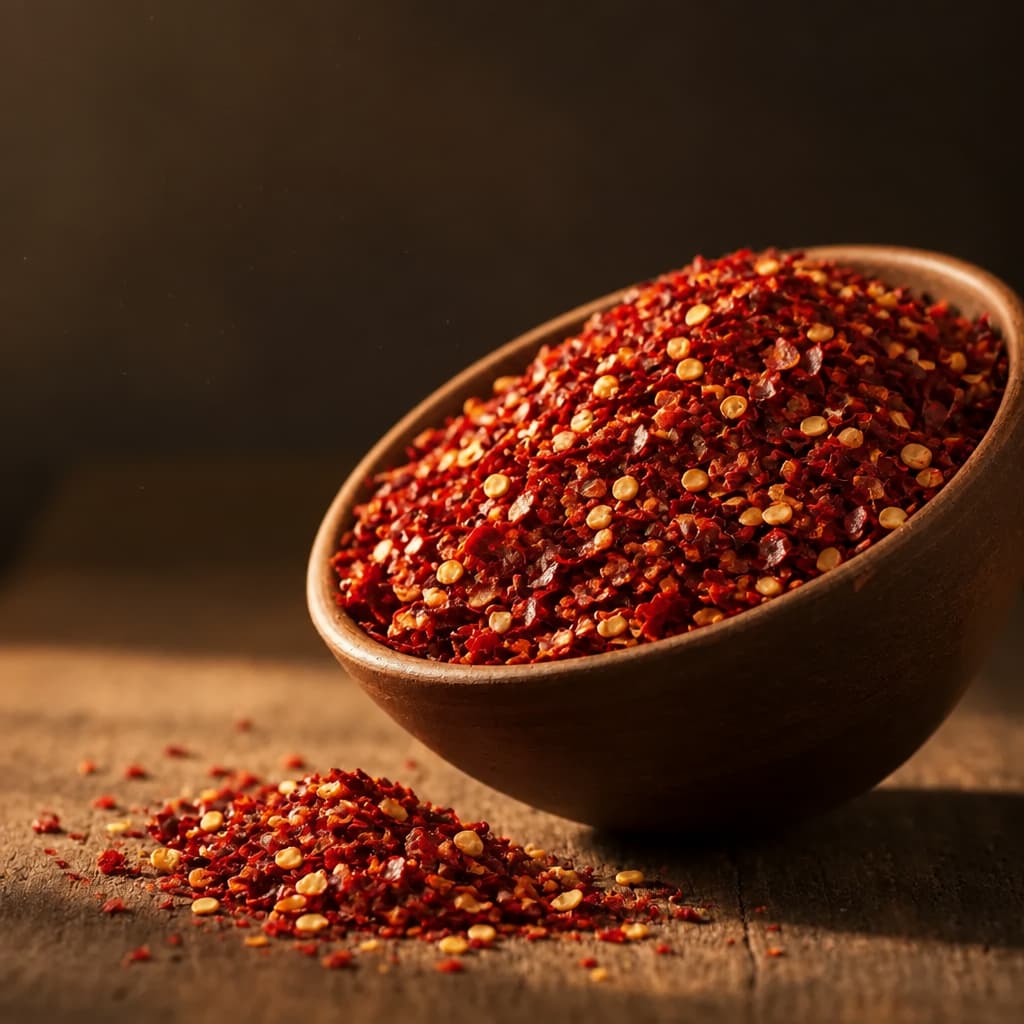 Trueroots Organic Spices Chilli Crushed Masala Red Chillies Jar