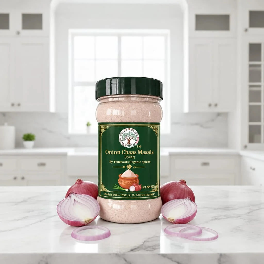 Trueroots Organic Spices Onion Chaas Masala Pyaaz Jar - Buttermilk Seasoning Blend