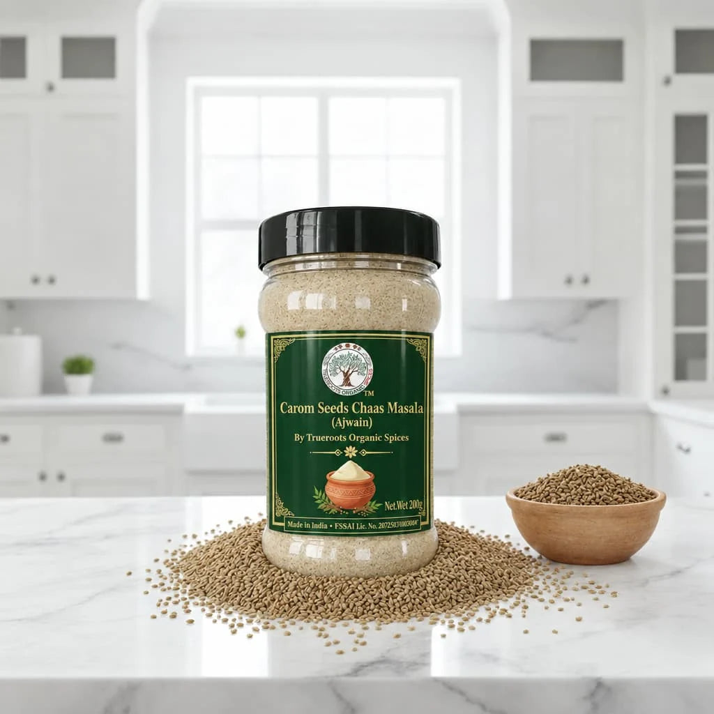 Trueroots Organic Spices Carom Seeds Chaas Masala Ajwain Jar - Buttermilk Seasoning Blend