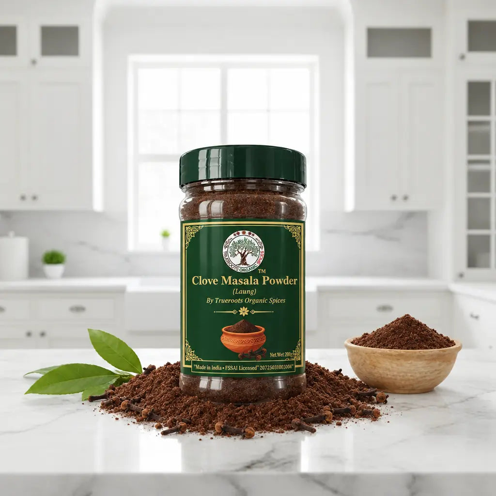 Trueroots Organic Spices Clove Masala Powder Laung Jar