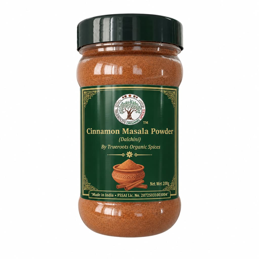 Trueroots Organic Spices Cinnamon Masala Powder Dalchini Jar