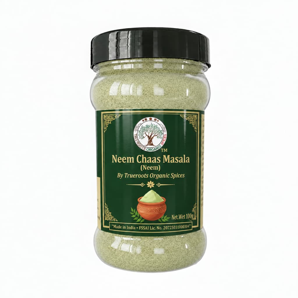 Trueroots Organic Spices Neem Chaas Masala Jar - Buttermilk Seasoning Blend