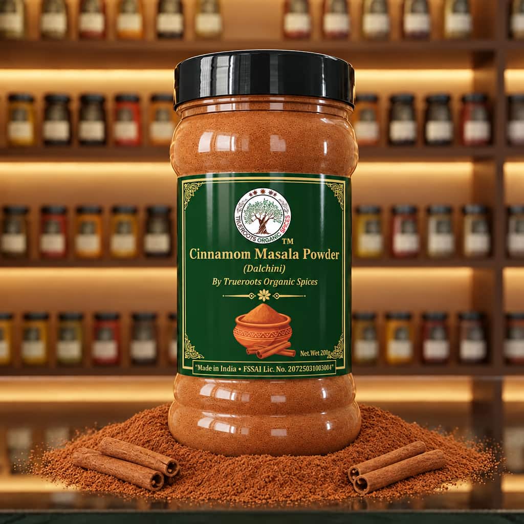 Trueroots Organic Spices Cinnamon Masala Powder Dalchini Jar