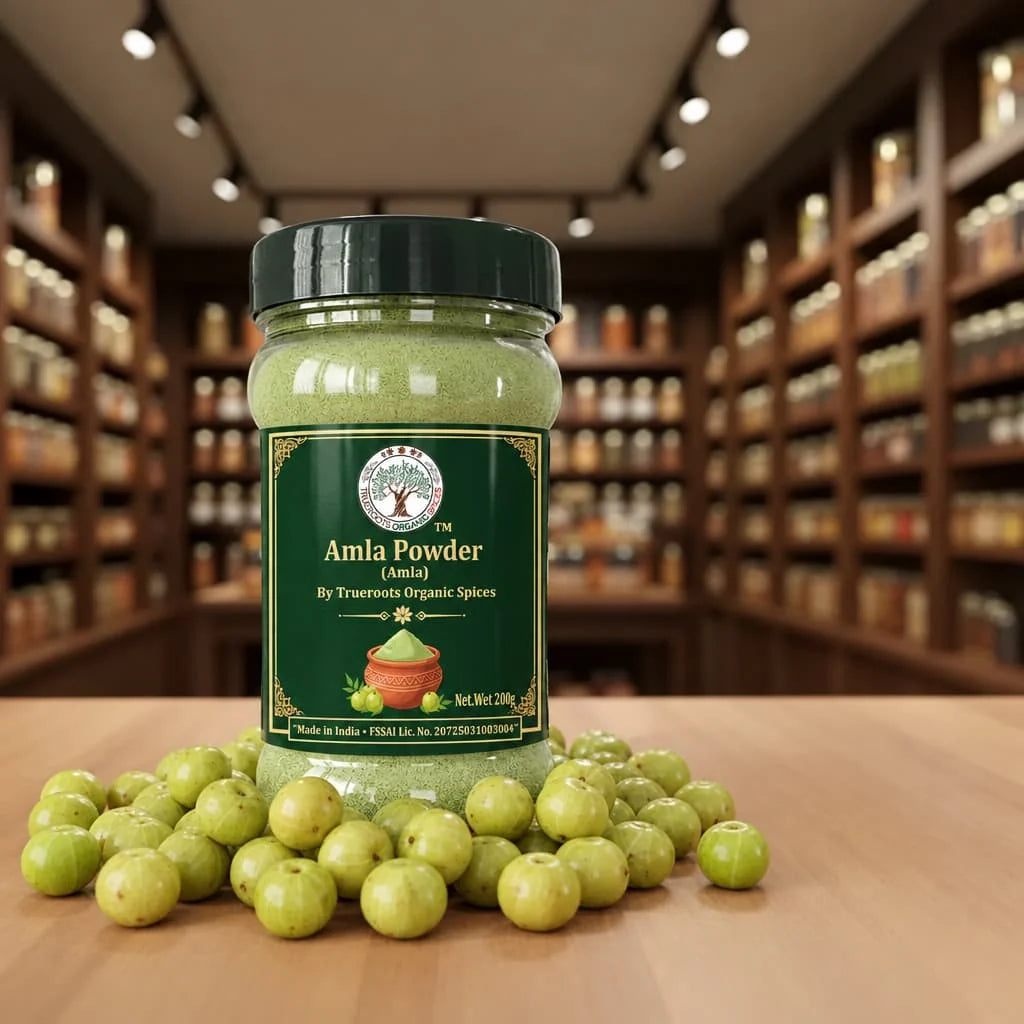 Trueroots Organic Spices Amla Powder Jar