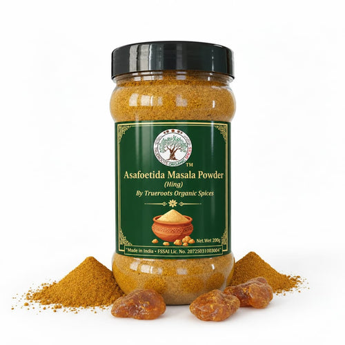 Trueroots Organic Spices Asafoetida Masala Powder Hing Jar