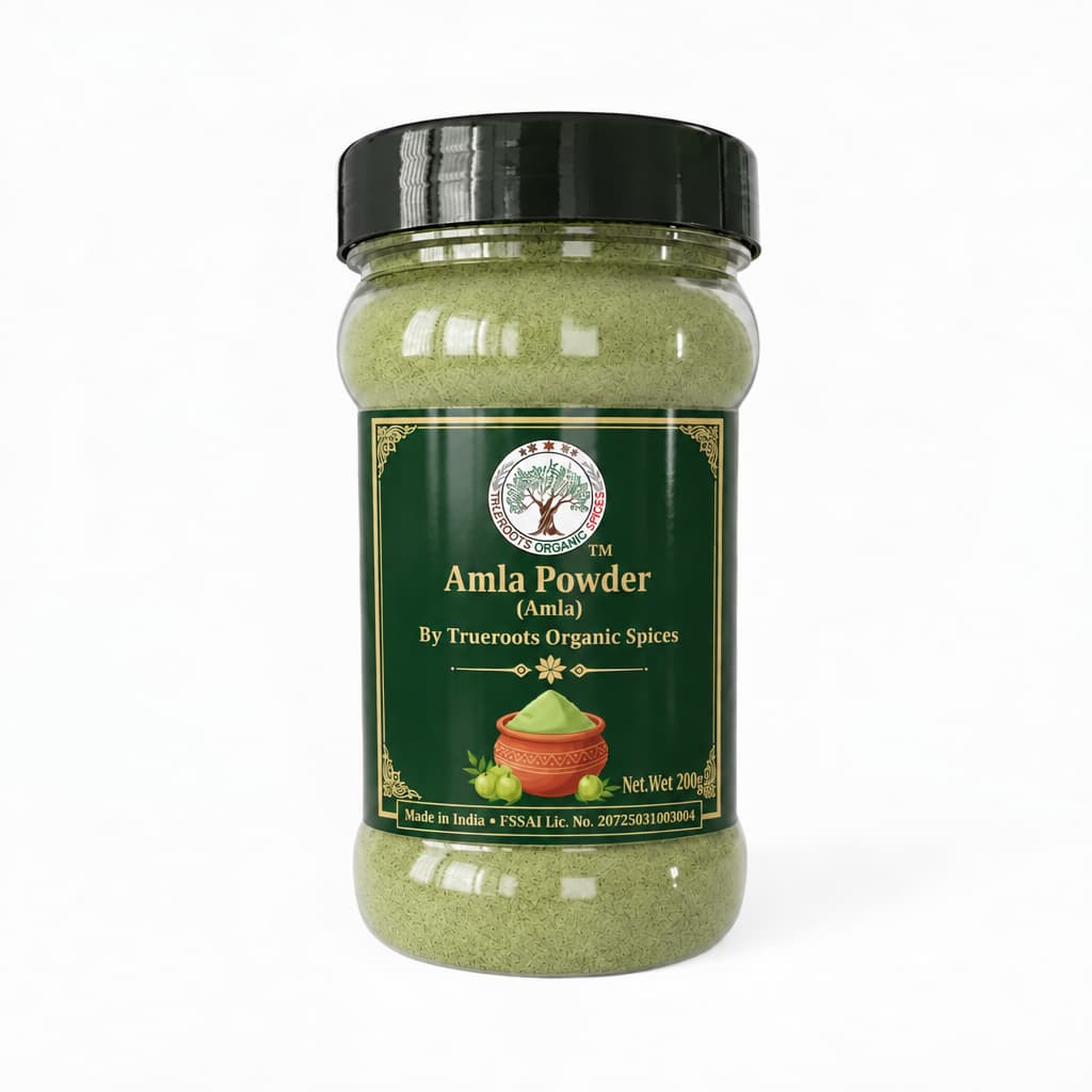 Trueroots Organic Spices Amla Powder Jar