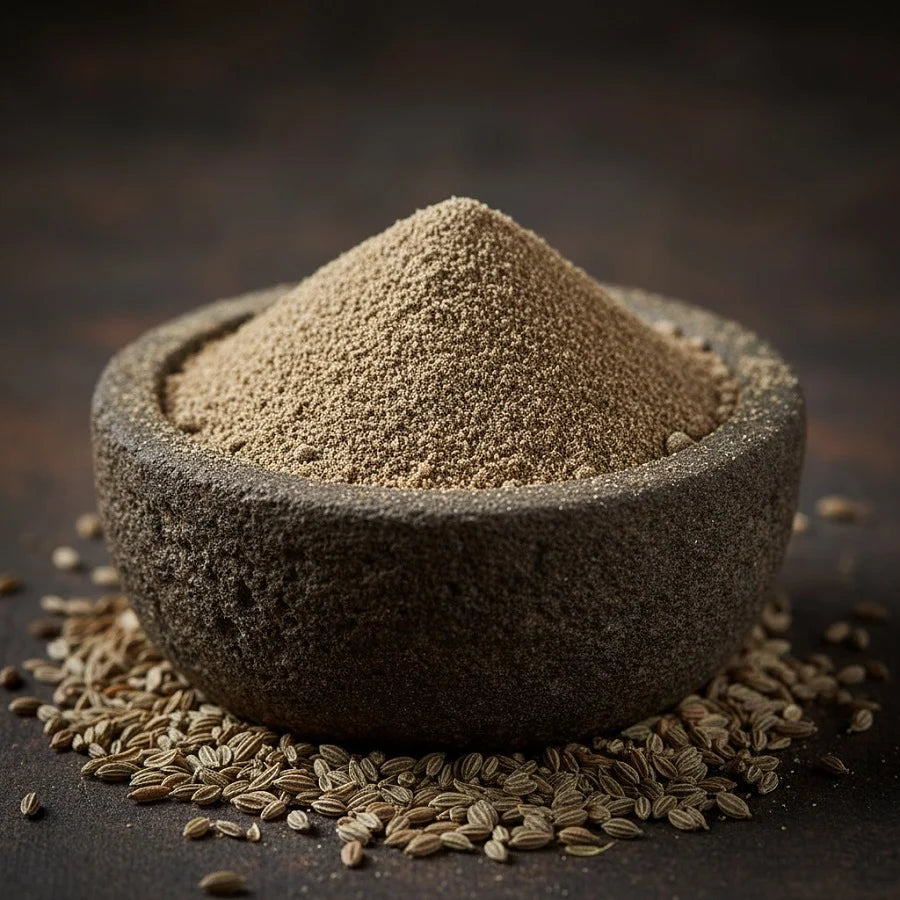 Trueroots Organic Spices Carom Seeds Masala Powder Ajwain Jar