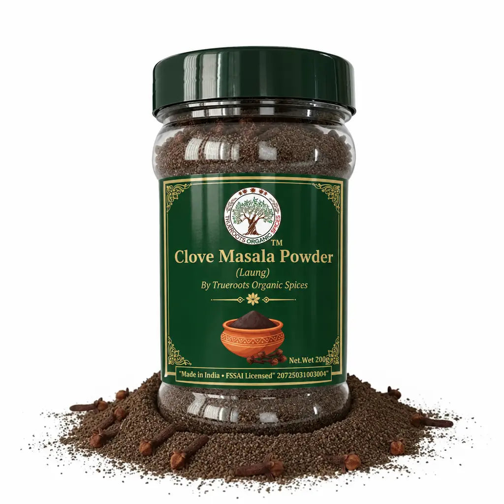 Trueroots Organic Spices Clove Masala Powder Laung Jar