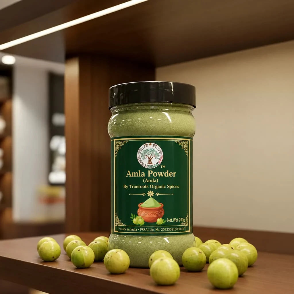 Trueroots Organic Spices Amla Powder Jar