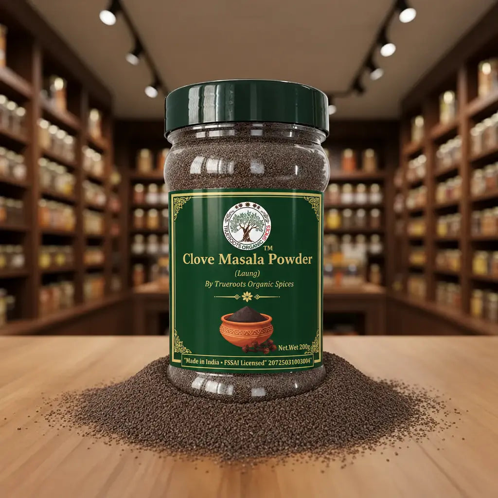 Trueroots Organic Spices Clove Masala Powder Laung Jar
