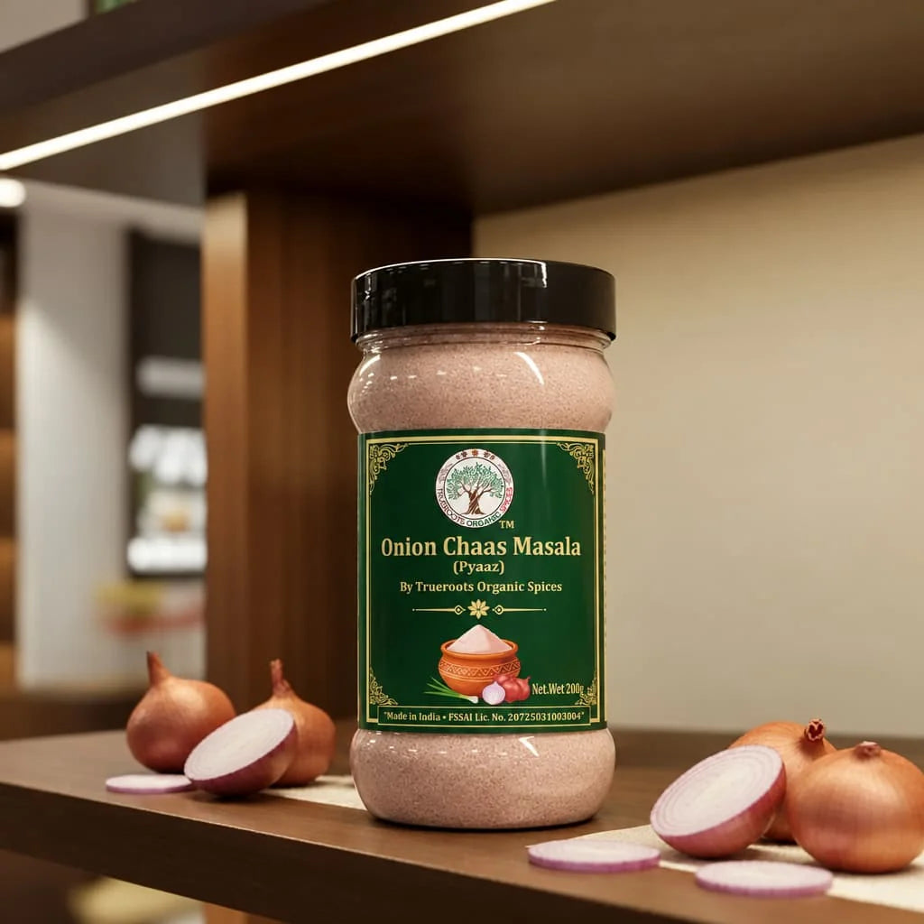 Trueroots Organic Spices Onion Chaas Masala Pyaaz Jar - Buttermilk Seasoning Blend