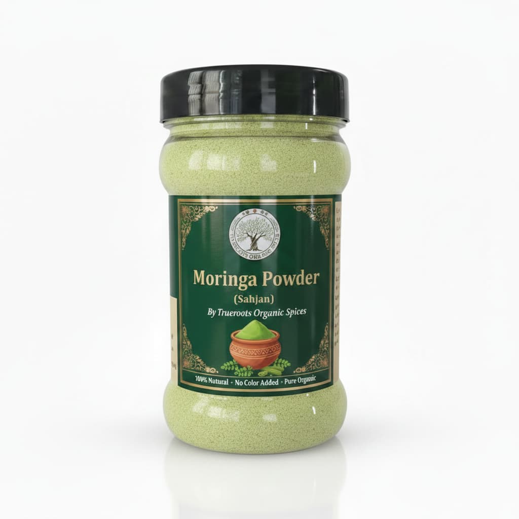 Trueroots Organic Spices Natural Spices Moringa Powder | Sahjan Powder | No Additives