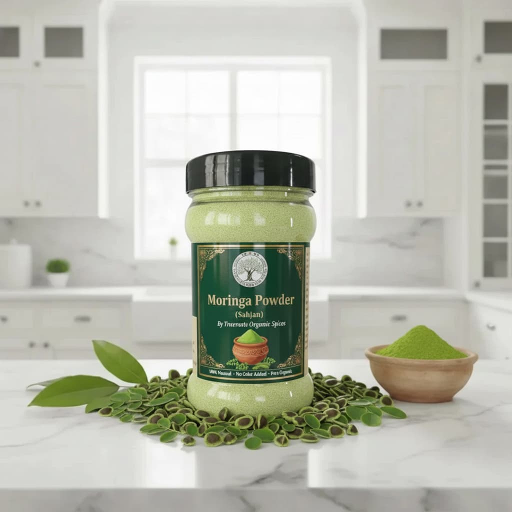 Trueroots Organic Spices Natural Spices Moringa Powder | Sahjan Powder | No Additives