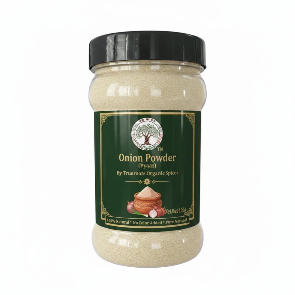 Trueroots Organic Spices Natural Spices Onion Powder | Pyaz Powder | No Additives