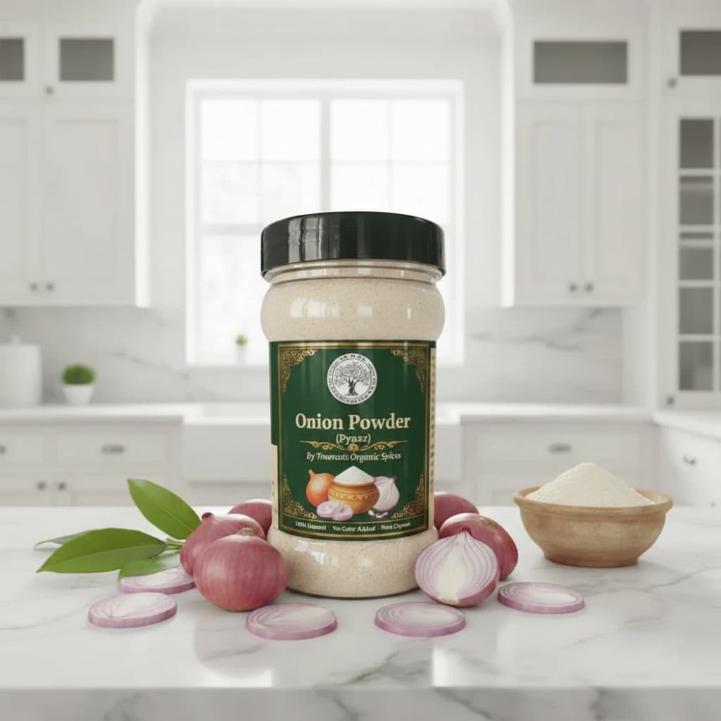 Trueroots Organic Spices Natural Spices Onion Powder | Pyaz Powder | No Additives
