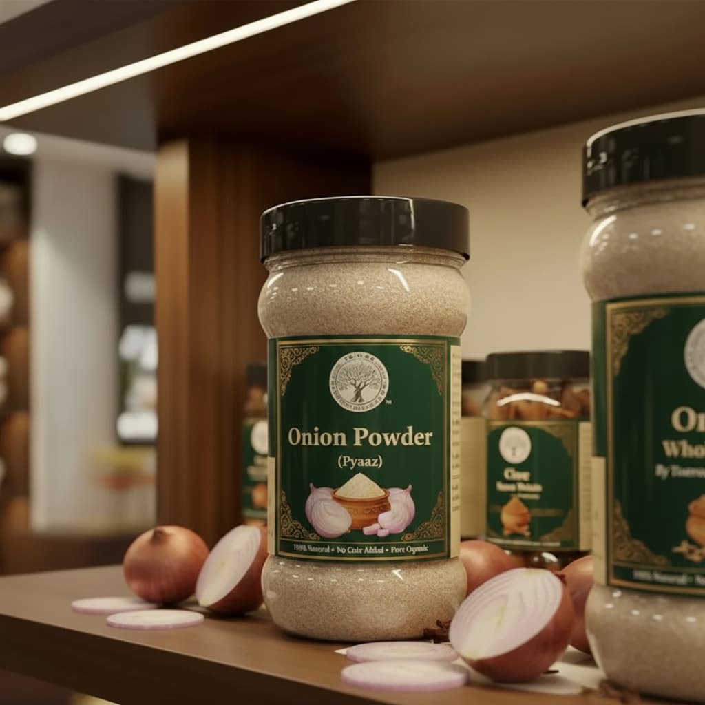 Trueroots Organic Spices Natural Spices Onion Powder | Pyaz Powder | No Additives
