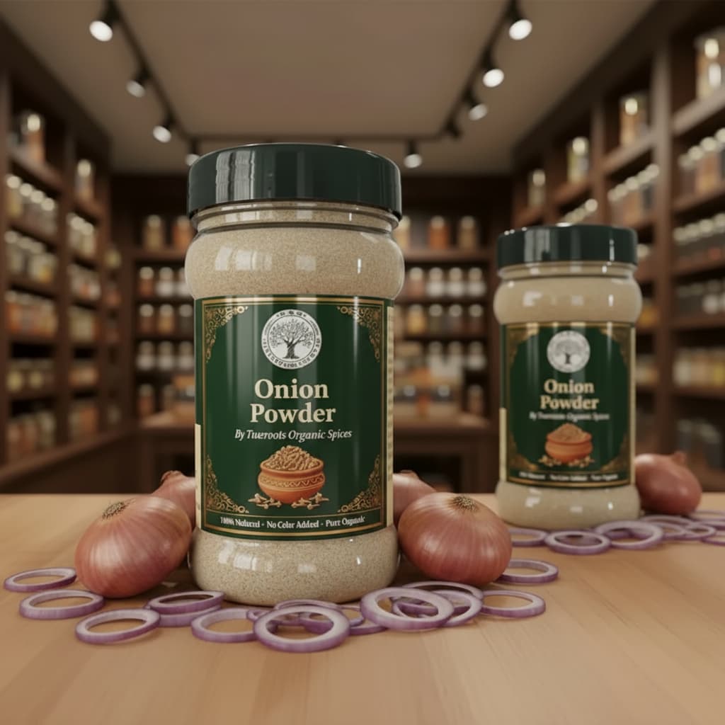 Trueroots Organic Spices Natural Spices Onion Powder | Pyaz Powder | No Additives